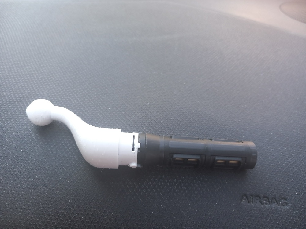 Citroën Koku Kapsülüne Geçen 17 mm Bilyeli Tutucu Adaptörü görsel 4