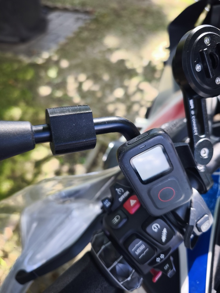 DJI Osmo Kumanda Montajı (BMW GS Ayna Bağlantısı Uyumlu)