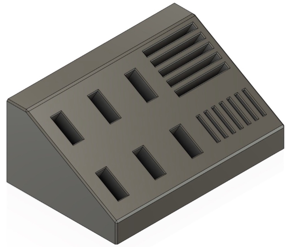 Masaüstü USB ve SD Kart Tutucu (6 USB, 5 SD, 7 microSD Yuvalı, Eğimli) görsel 2