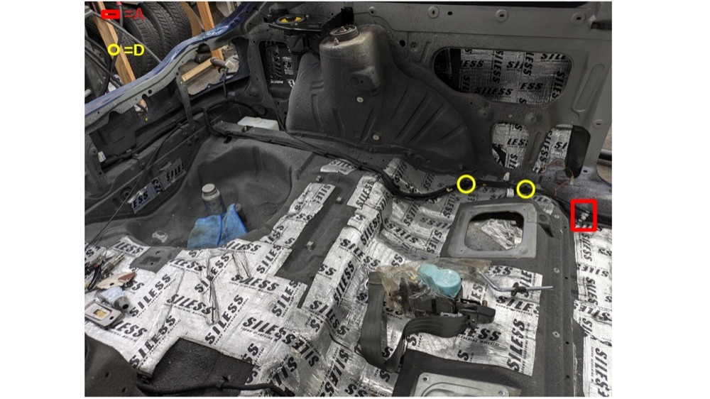 Mazda 323 GTX (BF) Kablo Demeti Sabitleme Klipsi görsel 2