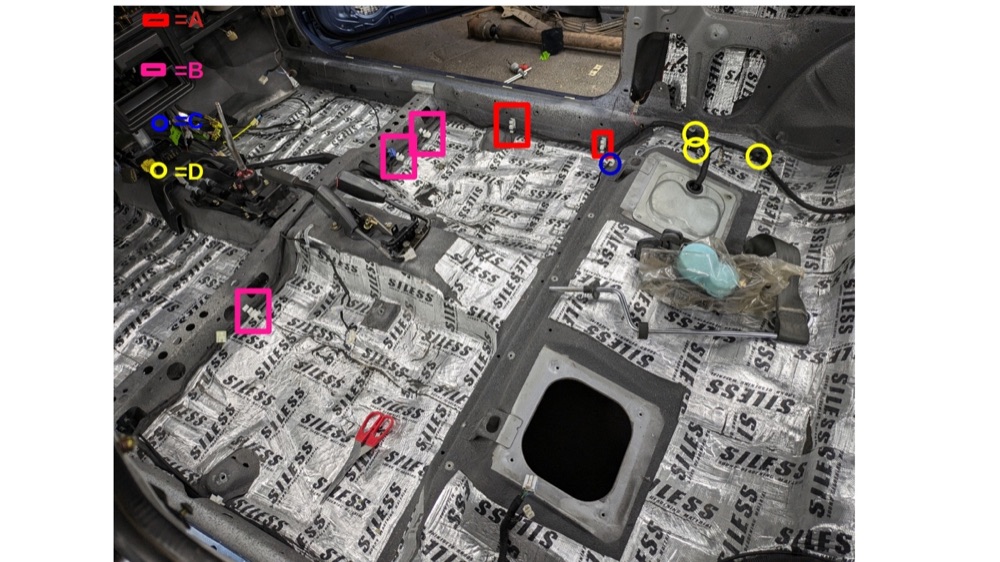 Mazda 323 GTX (BF) Kablo Demeti Sabitleme Klipsi görsel 3