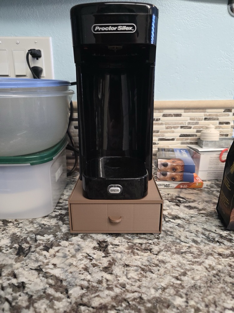 Proctor Silex Single-Cup Kahve Makinesi Çekmeceli Stand