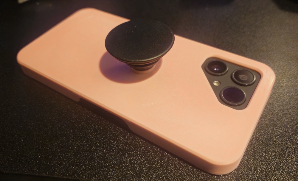 Tutma Halkası Yuvalı İnce Telefon Kılıfı (Belirli Modele Özel)