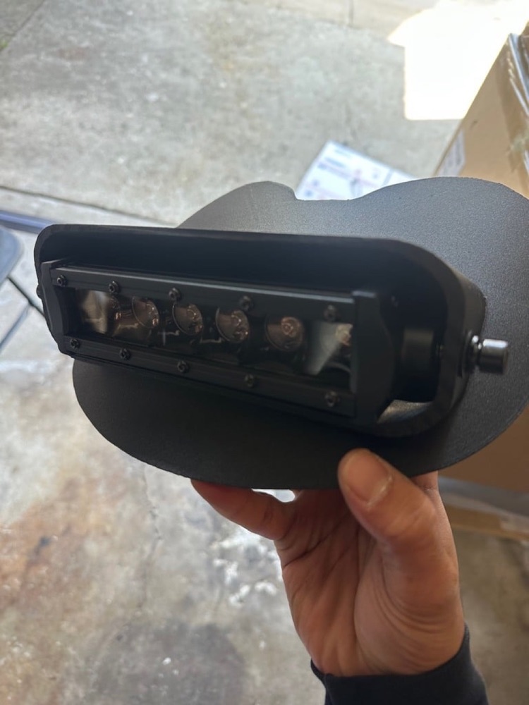 Yamaha Bugeye Zuma 6 inç LED Far Dönüşüm Çerçevesi görsel 2