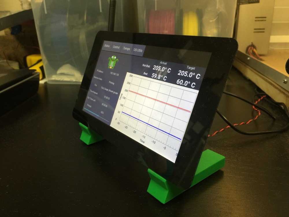 Raspberry Pi İlk Nesil Dokunmatik Ekran Standı