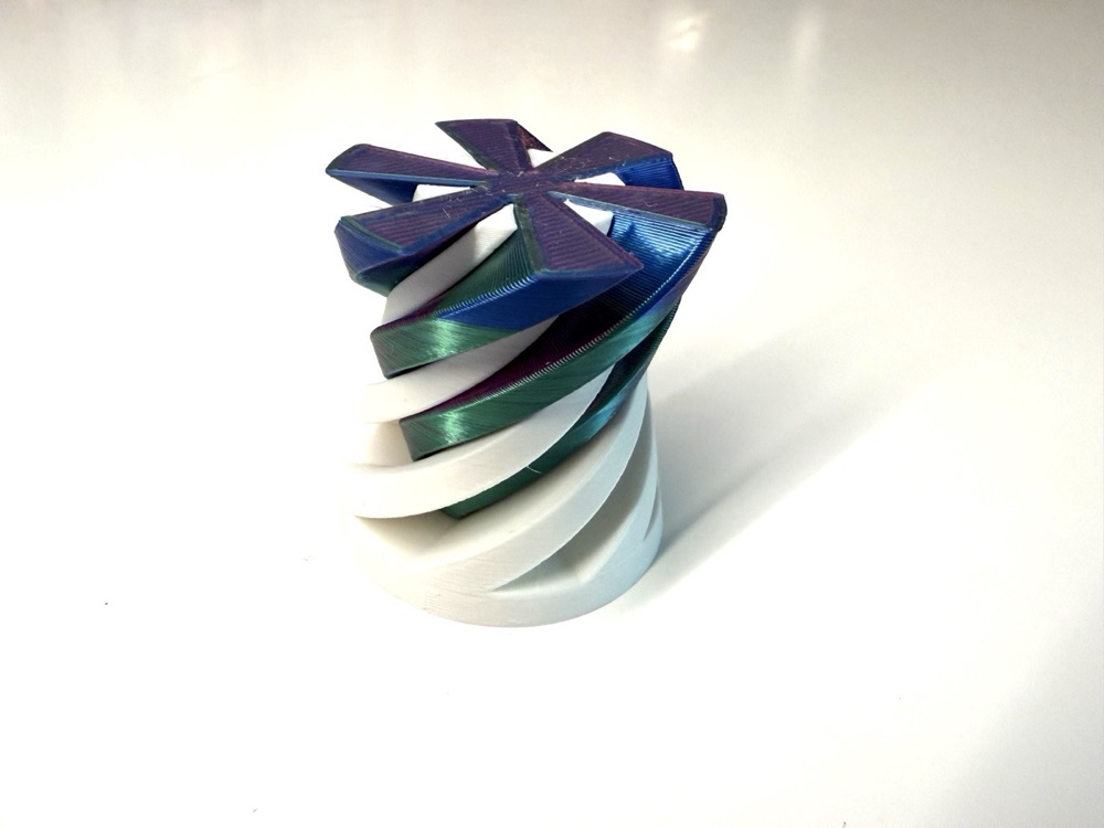 Geçmeli Spiral Fidget Seti (Küp, Koni, Kum Saati ve Küre) görsel 3