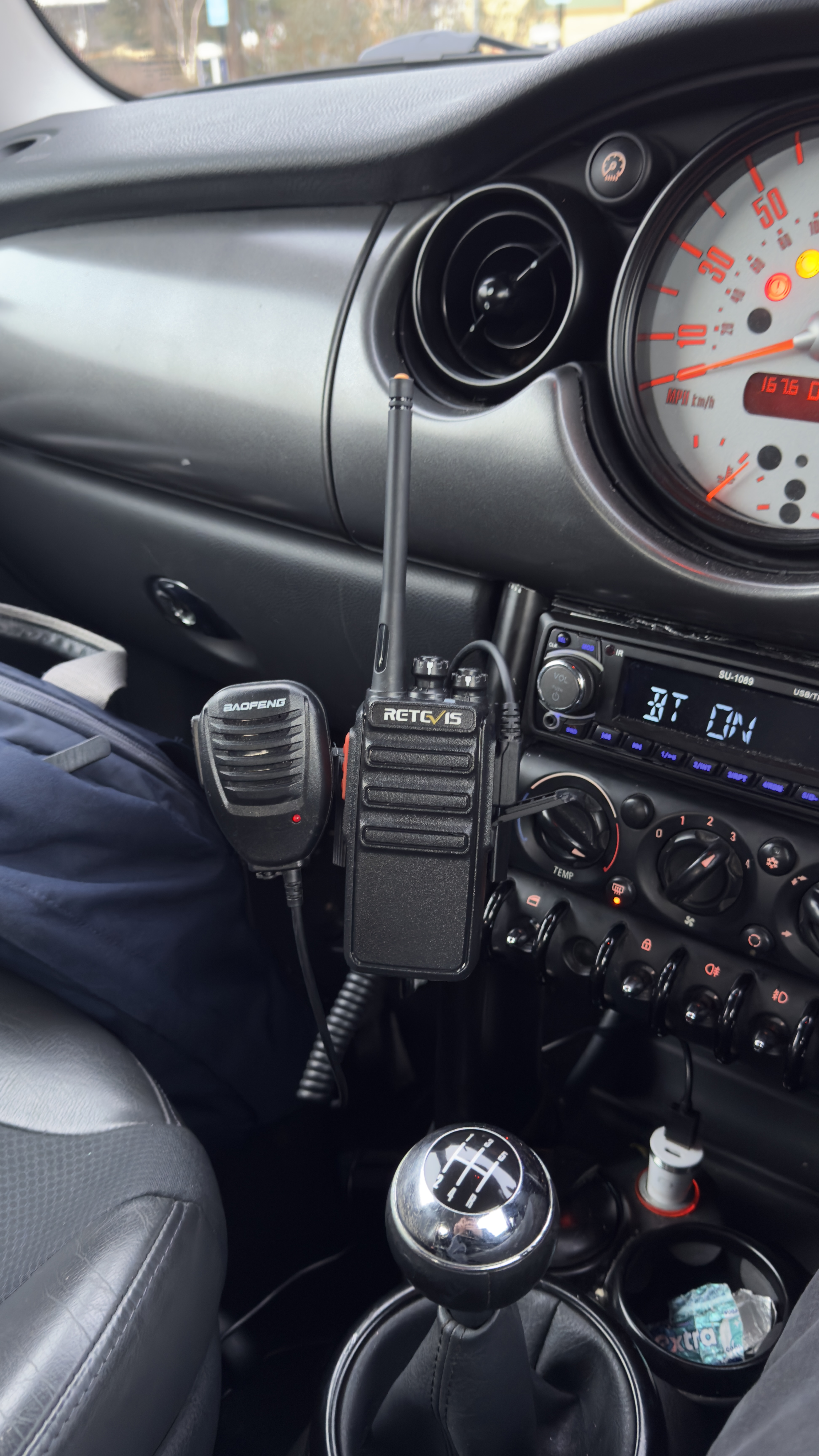 MINI R50 R52 R53 Telsiz Tutucu Konsol Aparatı