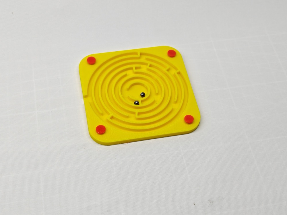 Avuç İçi Spiral Labirent Bulmaca (Çok Katmanlı Yol, Küçük Bilyeli) görsel 4