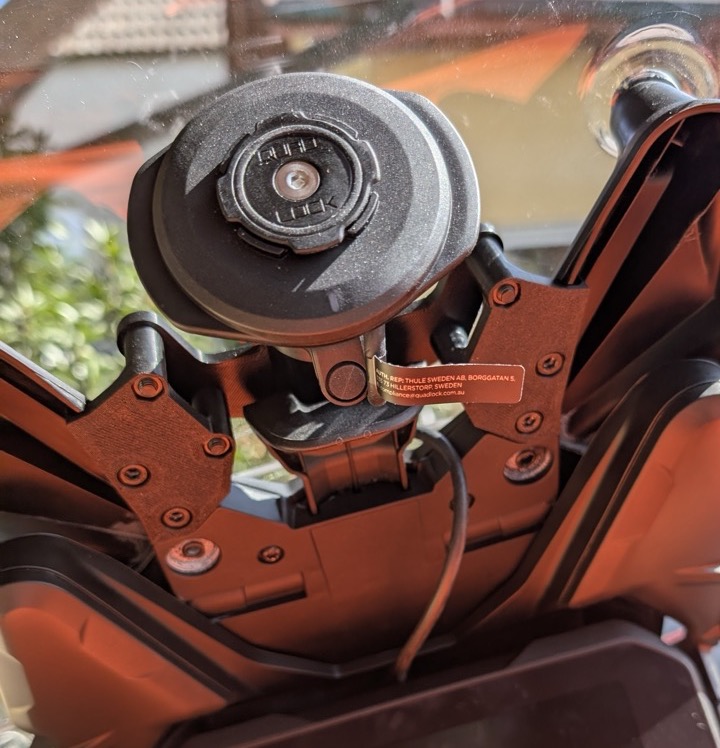 Ducati Multistrada V4/V4S GPS Telefon Tutucu görsel 2