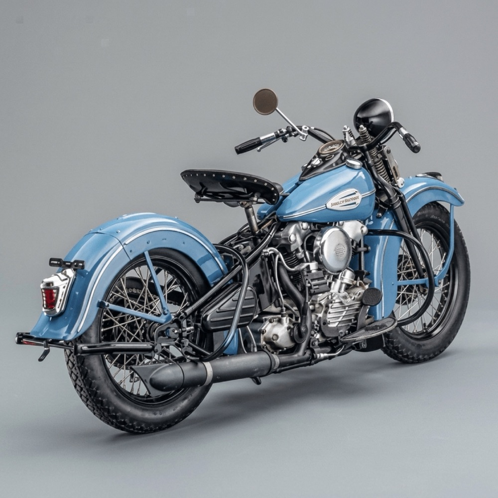 Harley-Davidson Knucklehead (1938) Motosiklet Modeli görsel 2