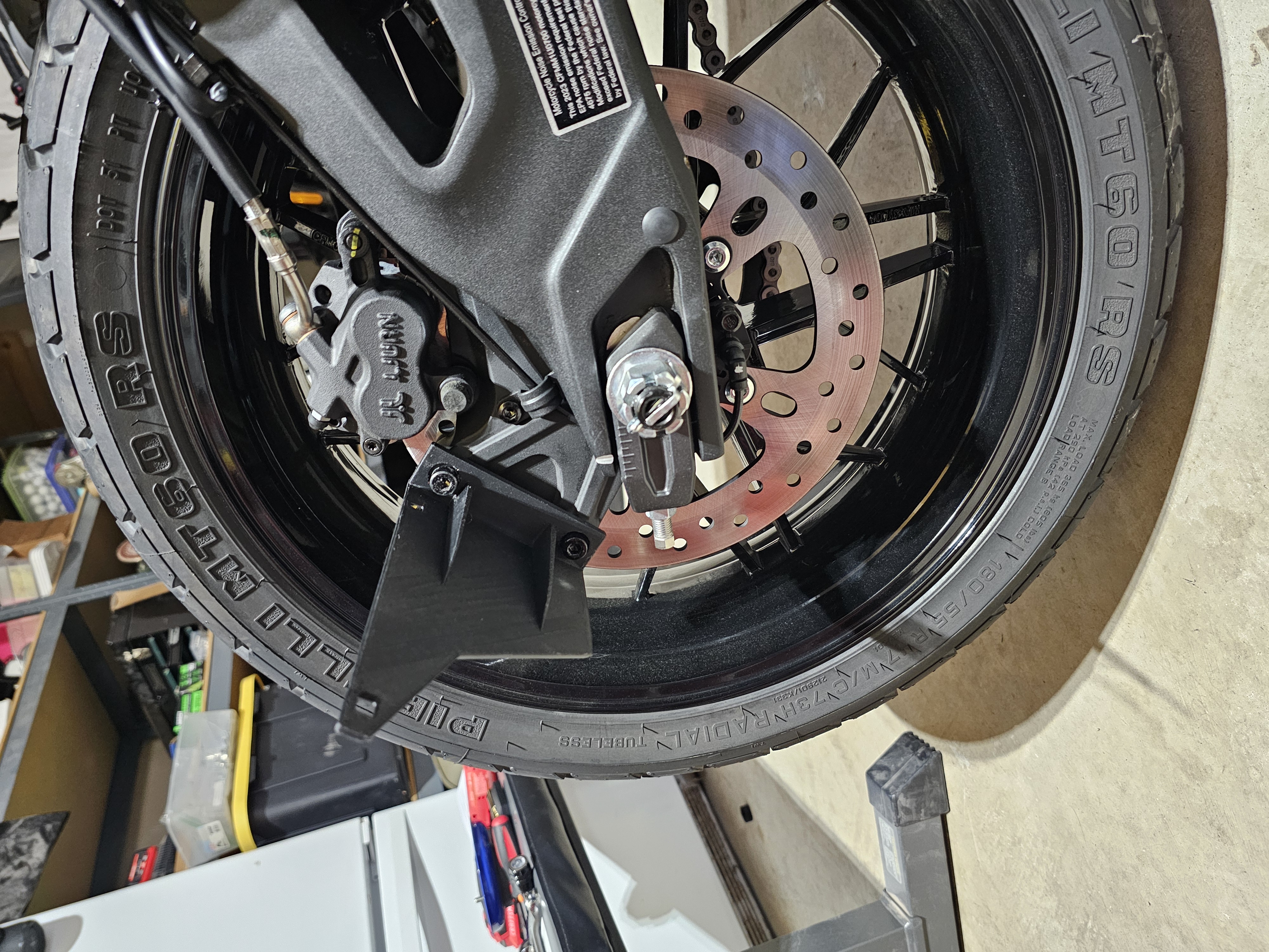 CFMoto CLX 700 Plaka Braketi (Yatay) görsel 2