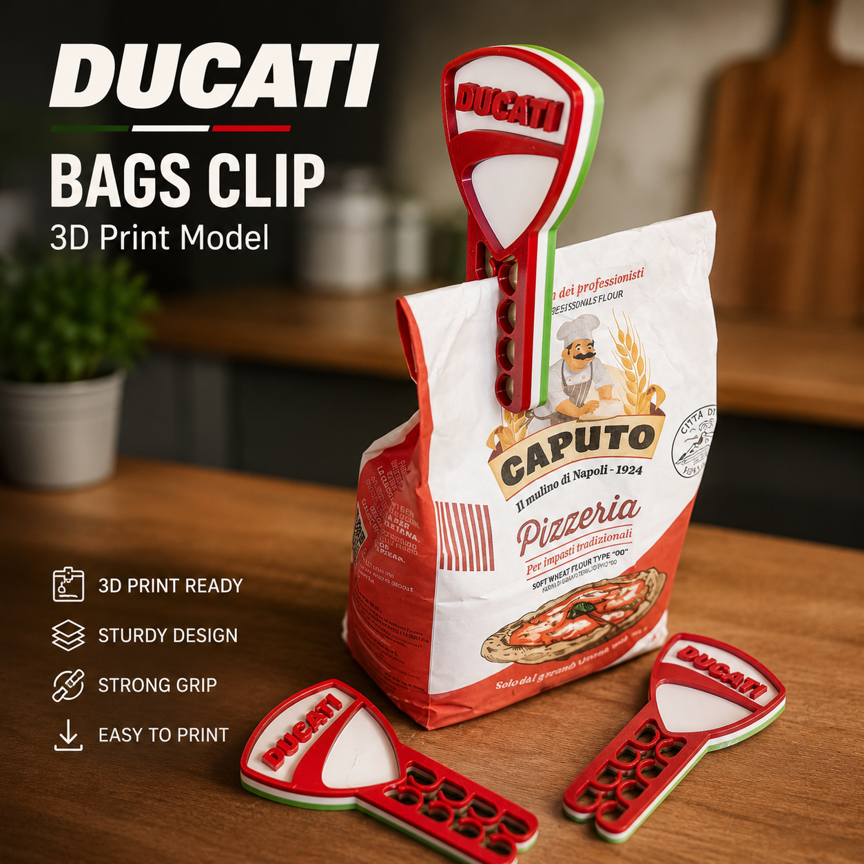 Ducati Heybe Bağlama Klipsi