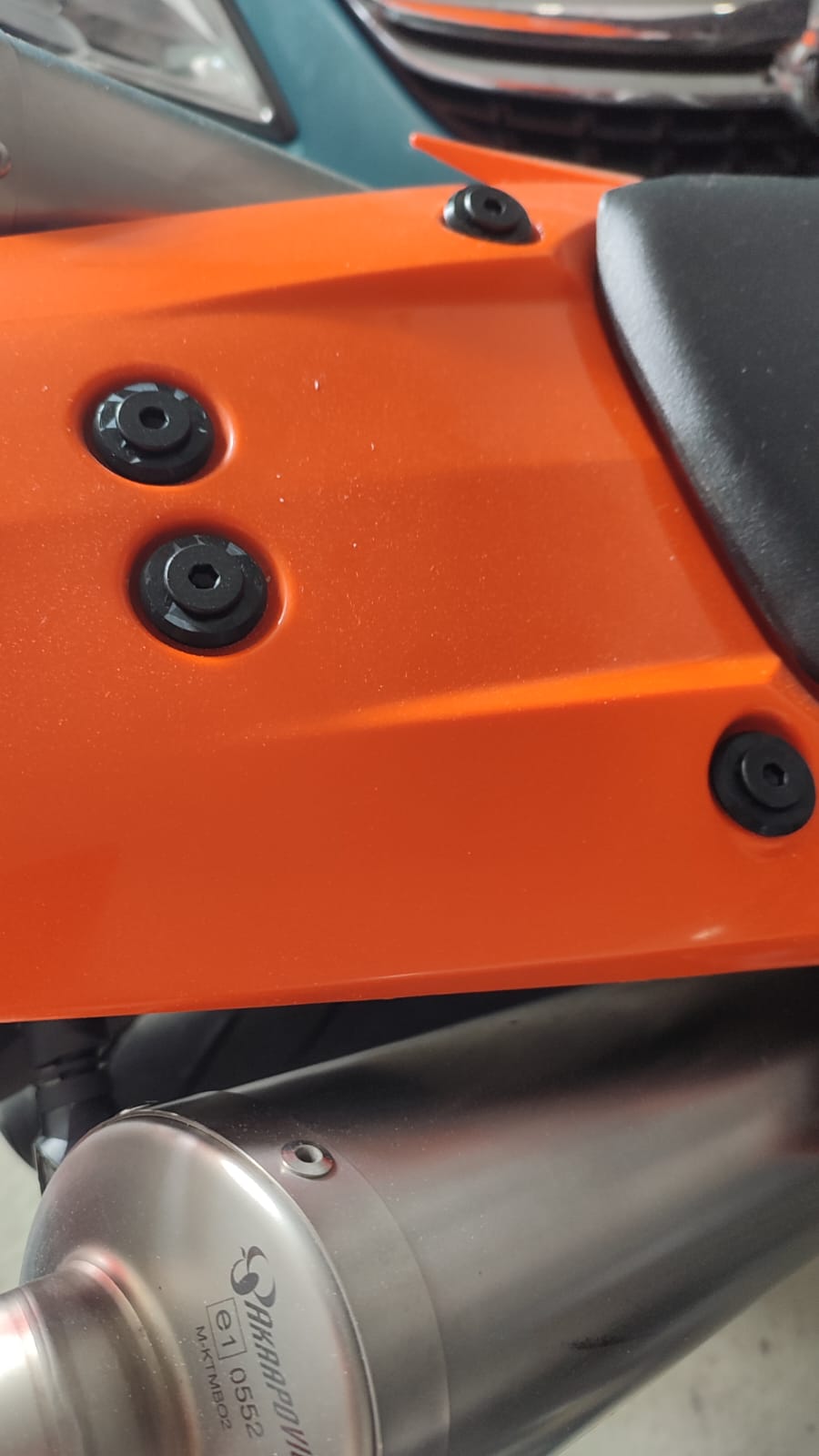KTM 950 Arka Yolcu Tutamağı Alternatif Braketi