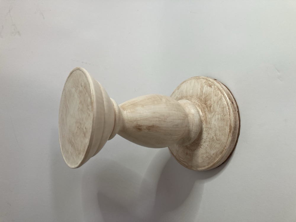 Yuvarlak Kaideli Sade Mumluk (15 cm)