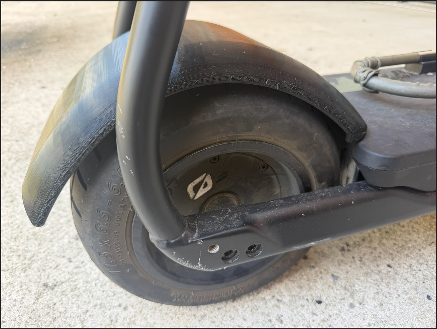 E-Bike Arka Çamurluk (Geniş Gövde) görsel 2