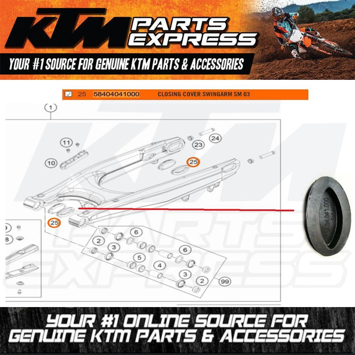 KTM Yedek Parça 584.04.041.000 D4