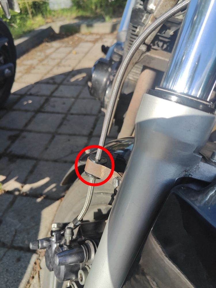 Suzuki GS500 Çelik Örgülü Fren Hortumu Burcu (11 mm → 7 mm) görsel 3