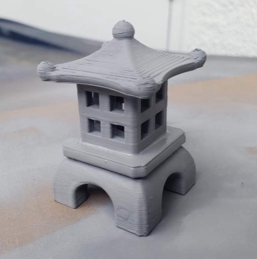 Bahçe Pagodası (Kemerli Ayaklı Fener Biçimli Saksı İçi Süs)