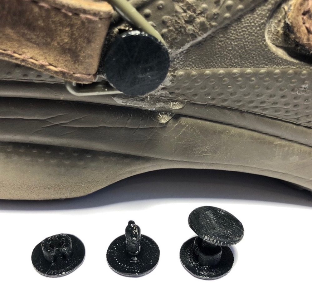 Sandalet Topuk Kayışı Düğmesi (Perçin Tipi, 8 ve 8,4 mm Çaplı) görsel 2
