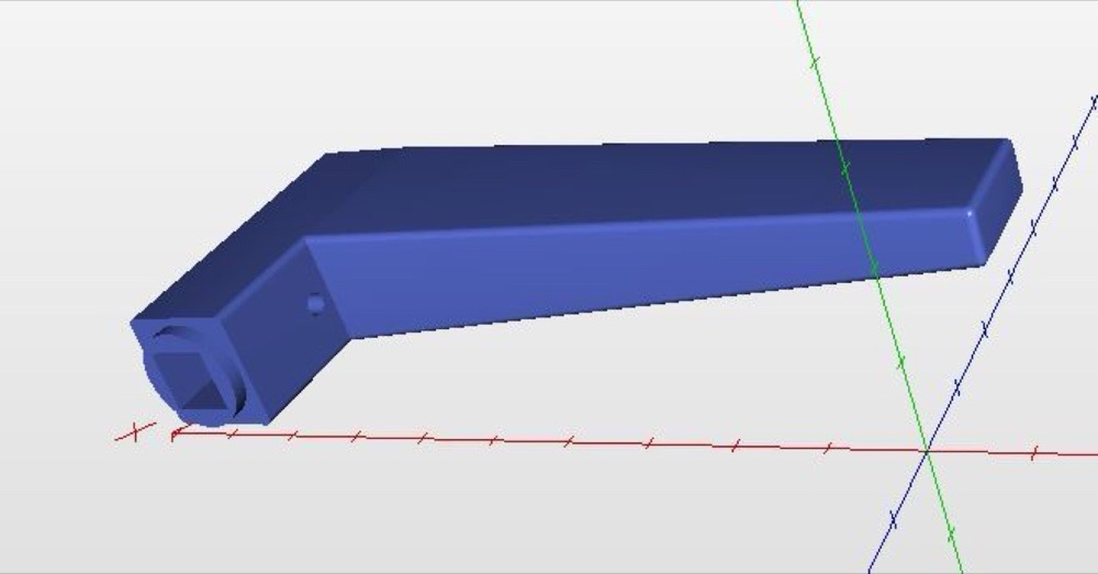 Kare Milli Kapı Kolu (8 × 8 mm Mile Uygun, 85 mm) görsel 2