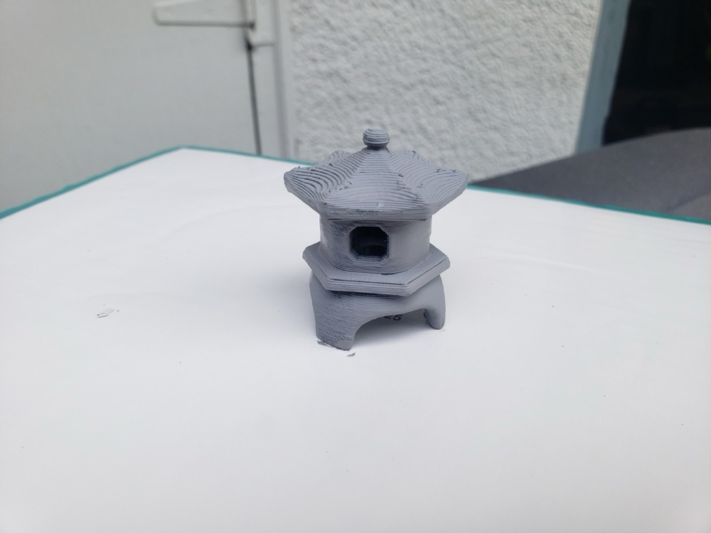Altıgen Bahçe Pagodası (Mini Fener Biçimli Saksı İçi Süs) görsel 3