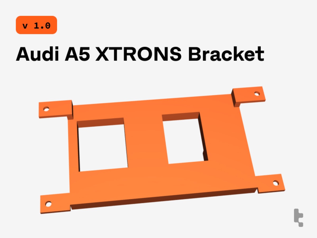 Audi A5 10.25" Carplay Ekran Bracketi (XTRONS Uyumlu)