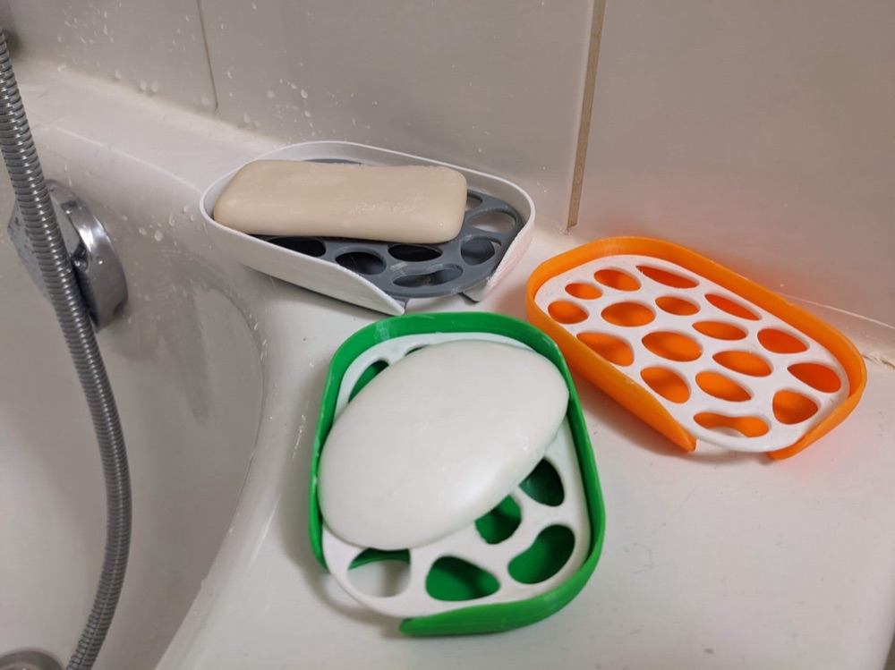 Delikli Oval Sabunluk (Gövde ve Süzme Tablası)
