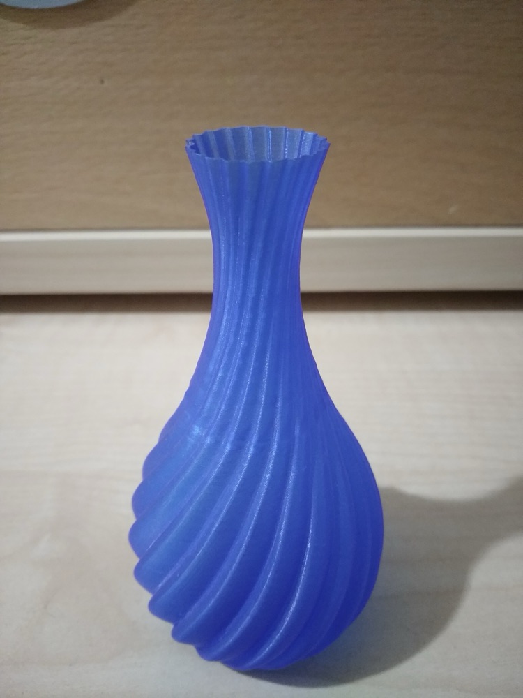 Burgulu Spiral Vazo (İnce Boğazlı)