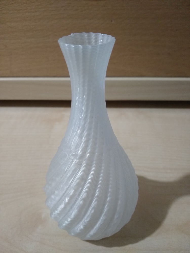 Burgulu Spiral Vazo (İnce Boğazlı) görsel 3