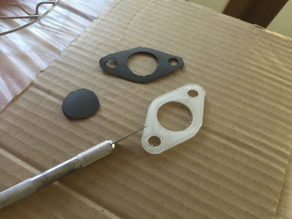 Honda Ruckus Egzoz Contası Kesme Şablonu