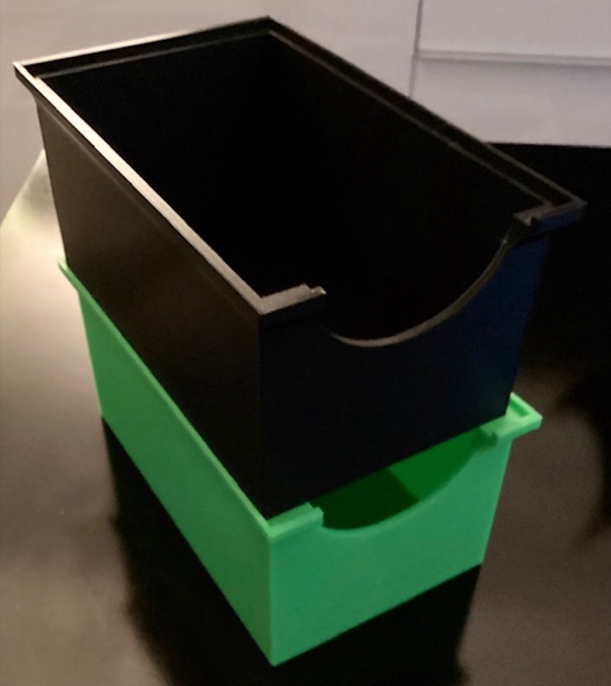 Üst Üste Dizilebilen Açık Saklama Kutusu (150 × 90 × 70 mm) görsel 2