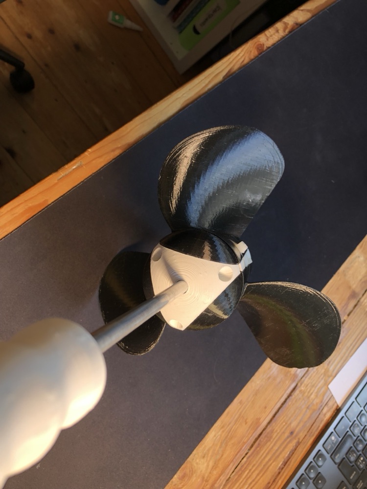 Kayak Icin 3 Parcali Pervane görsel 3