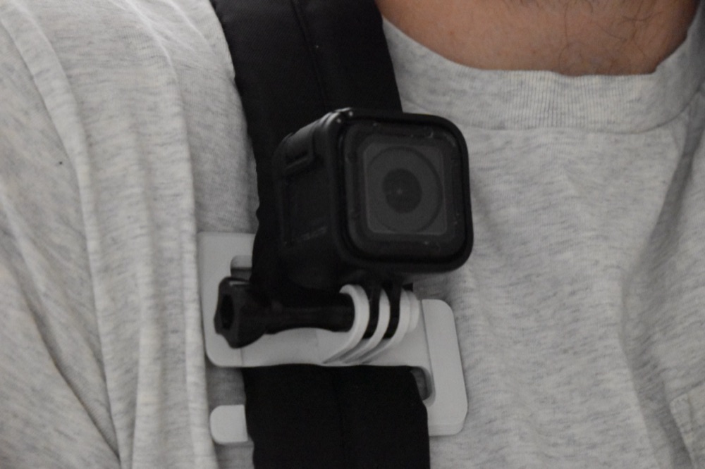 Sırt Çantası Askısı Aksiyon Kamera Tutucusu (GoPro Tipi Bağlantılı) görsel 1