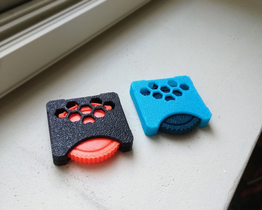 Tıklamalı Çark Fidget (Yaylı, İki Kasa ve Üç Dişli Seçenekli)