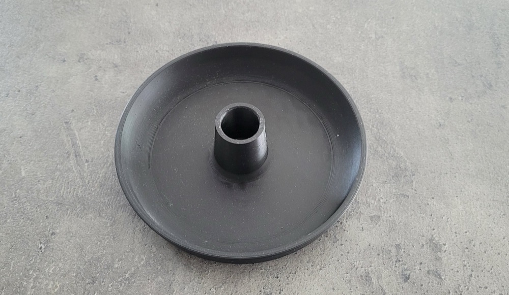 Yuvarlak Tabaklı Tekli Mumluk (148 mm) görsel 2