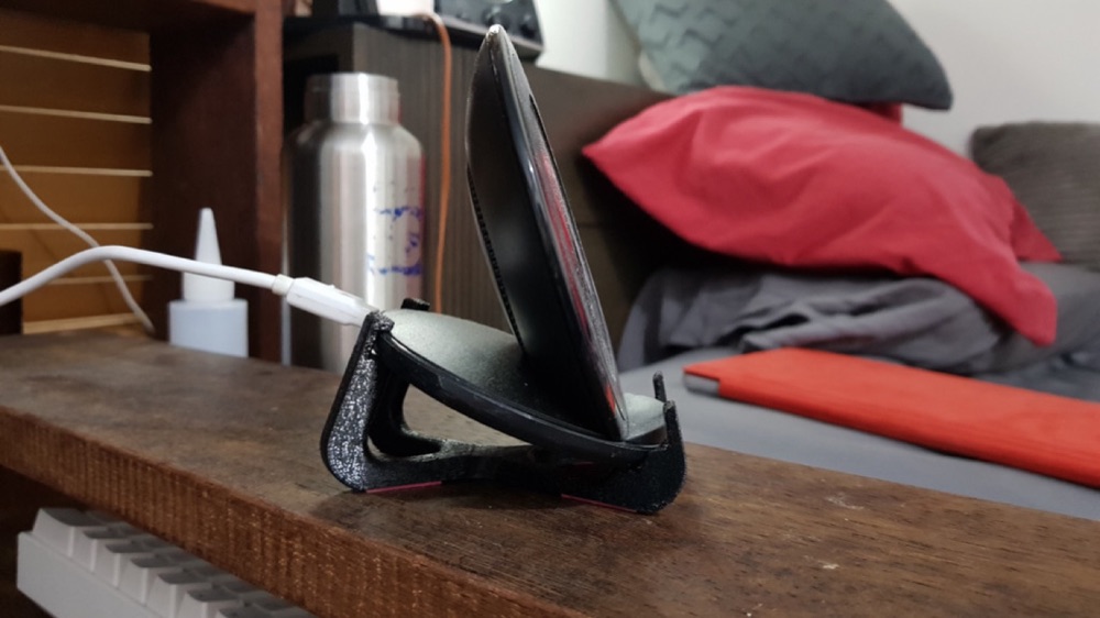 Kablosuz Şarj Altlığı Eğim Standı (Telefonu Daha Dik Tutar) görsel 1