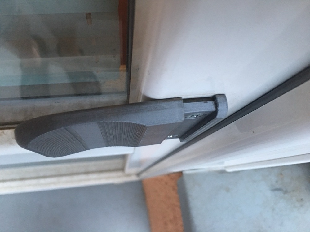 Balkon Kapısı Yedek Kolu (4 mm Vida, 50 mm Delik Aralıklı, Kapaklı) görsel 2