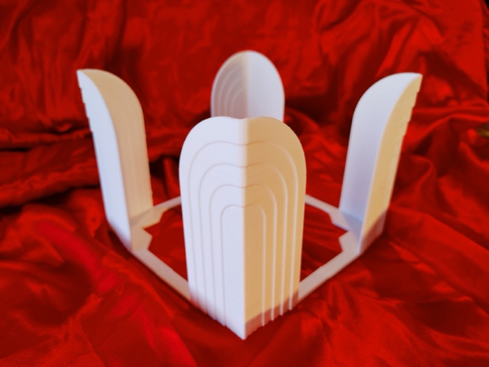 Art Deco Peçetelik (16 cm Peçeteler İçin)