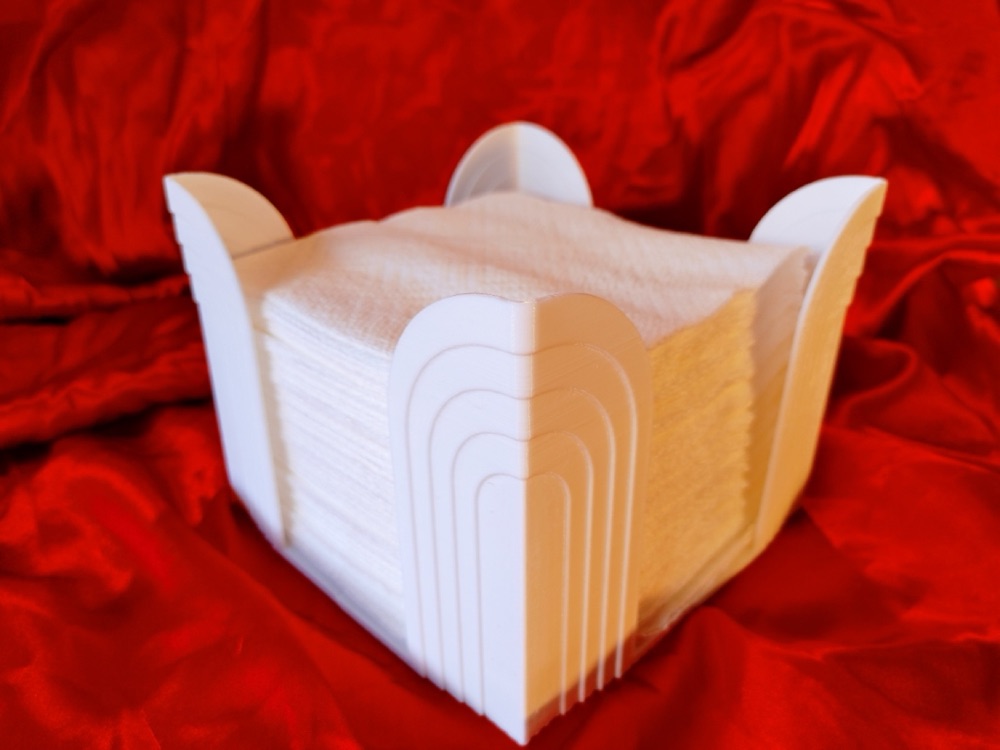 Art Deco Peçetelik (16 cm Peçeteler İçin) görsel 3