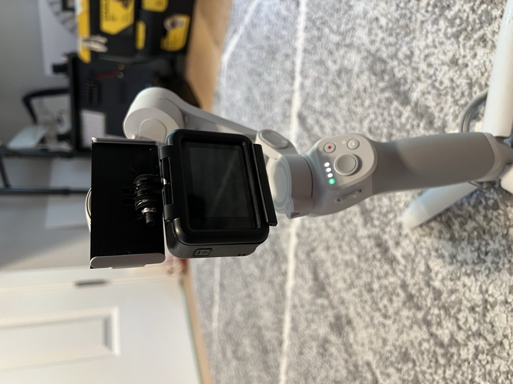 DJI OM4 için GoPro Montajı görsel 2