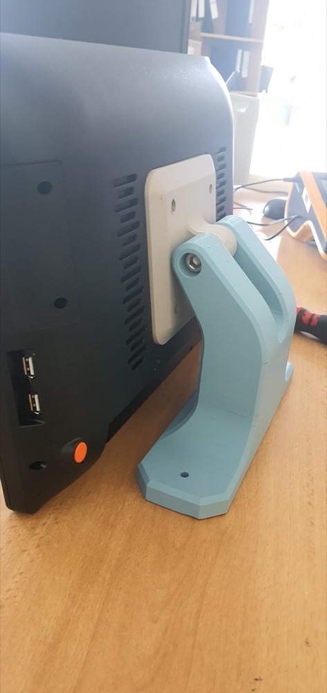 VESA Yuvalı Monitör Standı (İki Parçalı, Sabit Ayaklı)