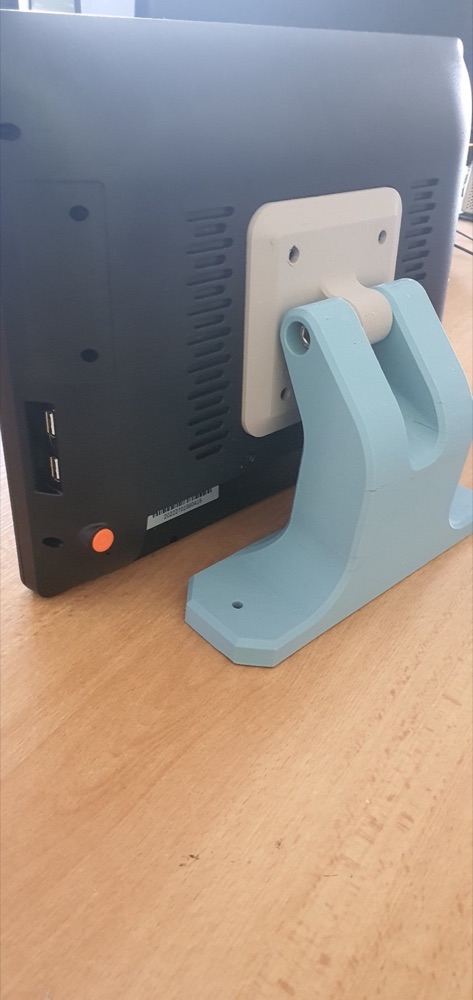 VESA Yuvalı Monitör Standı (İki Parçalı, Sabit Ayaklı) görsel 2