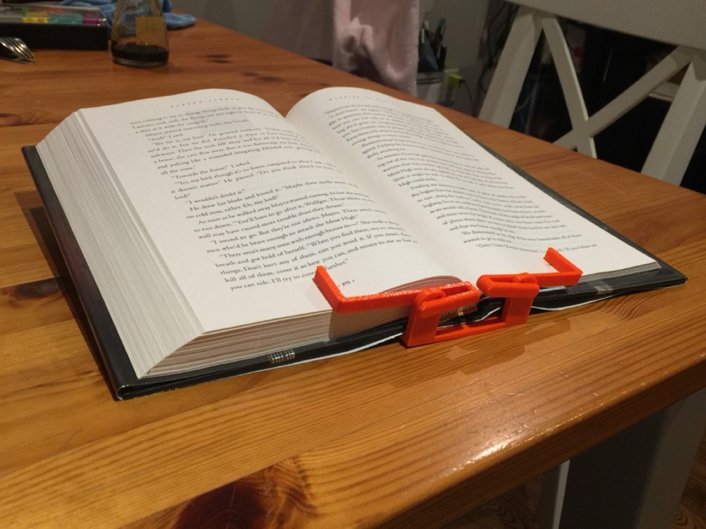 Eller Serbest Kitap Tutucusu (Yemek Kitabı ve Okuma İçin)