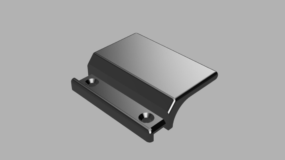Balkon Kapısı Yedek Kolu (Düz Plakalı, 71 mm) görsel 2