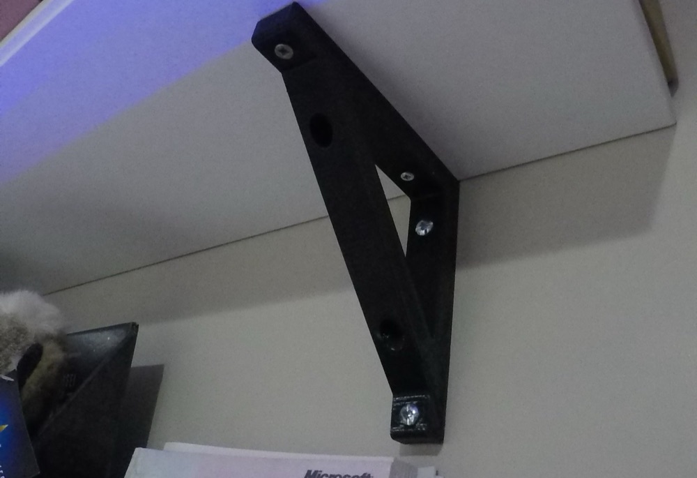 Kalın Gövdeli Dik Açılı Raf Braketi (140 mm)
