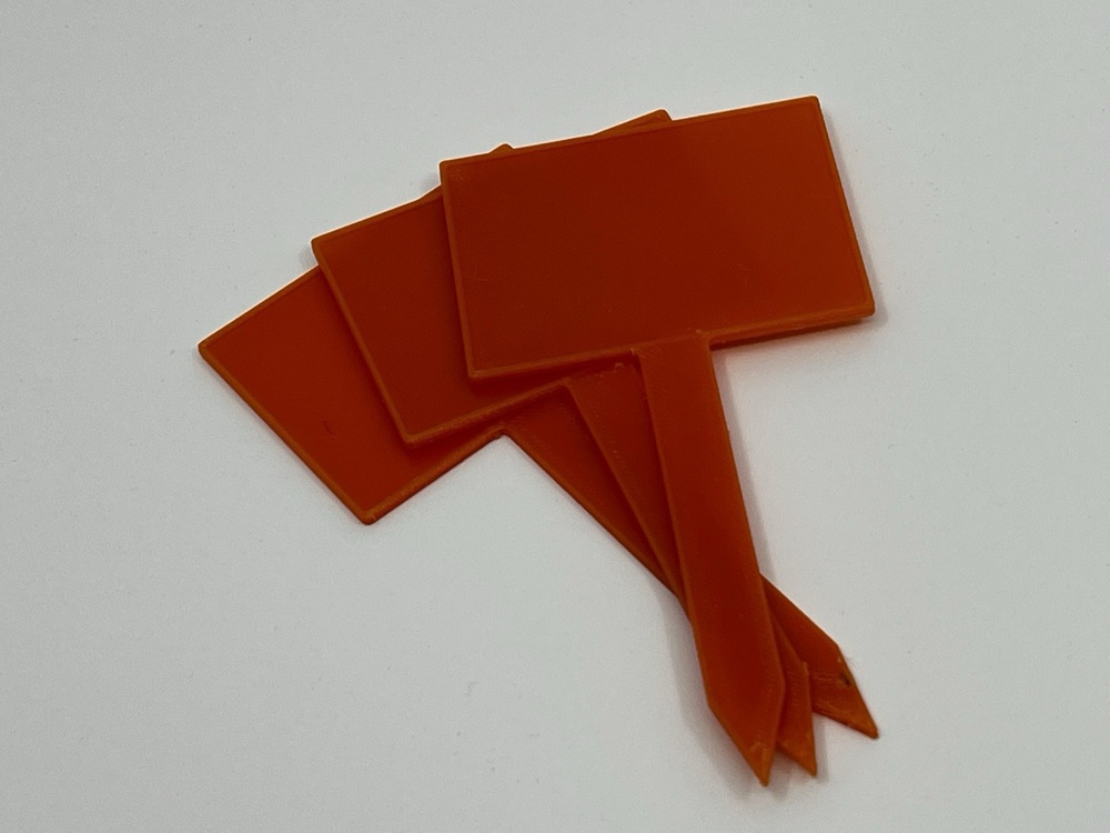 Kâğıt Etiketli Bitki Etiketi Tutucusu (55 × 40 mm Etiket İçin)