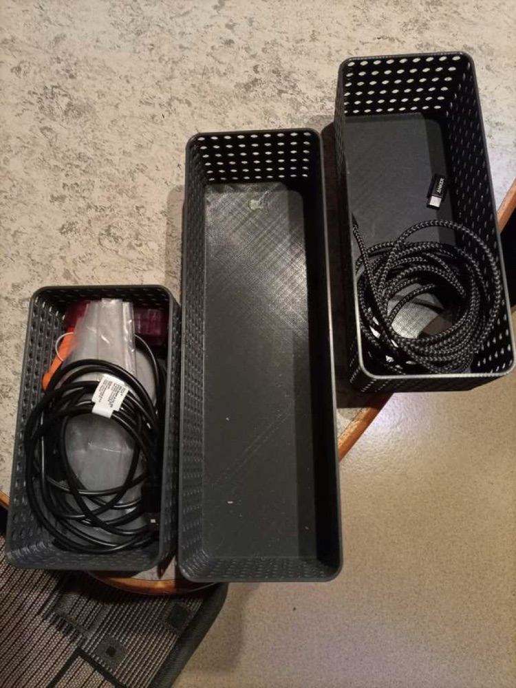 Delikli Çok Amaçlı Saklama Kutusu (8 cm Genişlikli, 10, 15, 20 ve 25 cm Boy) görsel 2