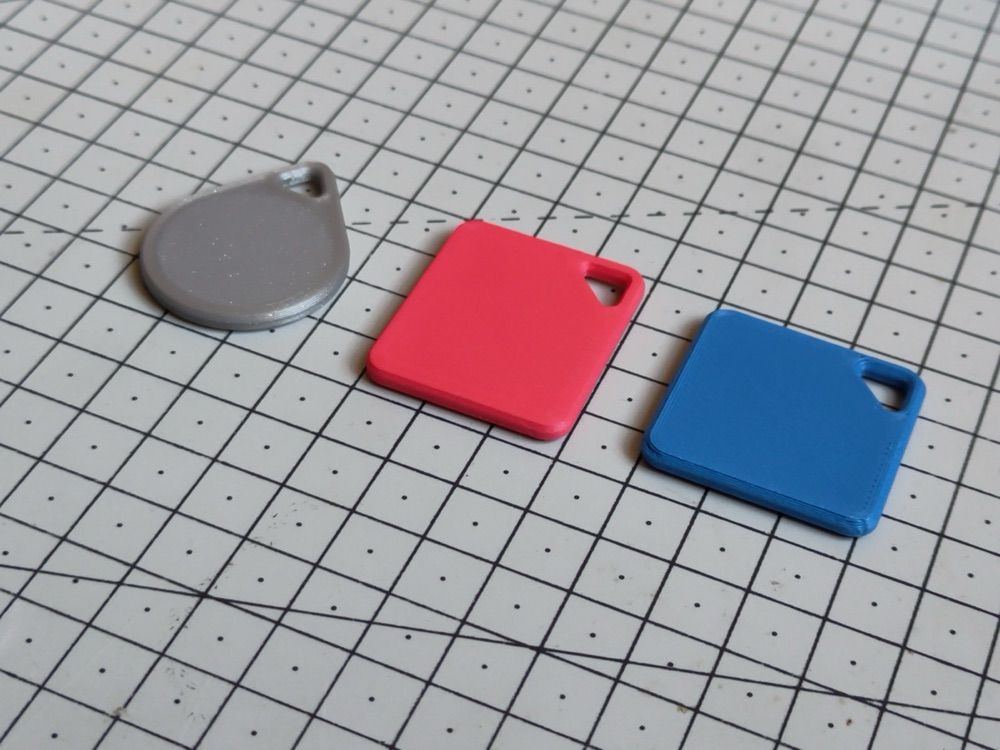 NFC Etiket Yuvalı Anahtarlık (Damla, Dikdörtgen ve Kare Gövde) görsel 2