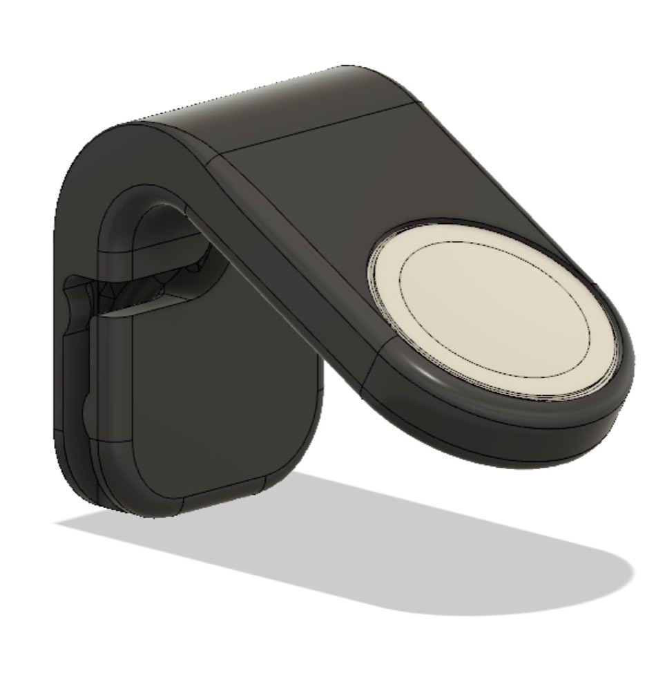 Akıllı Saat Şarj Standı (Apple Watch İçin, Çift Taraflı Bantla Duvara Yapışan) görsel 3