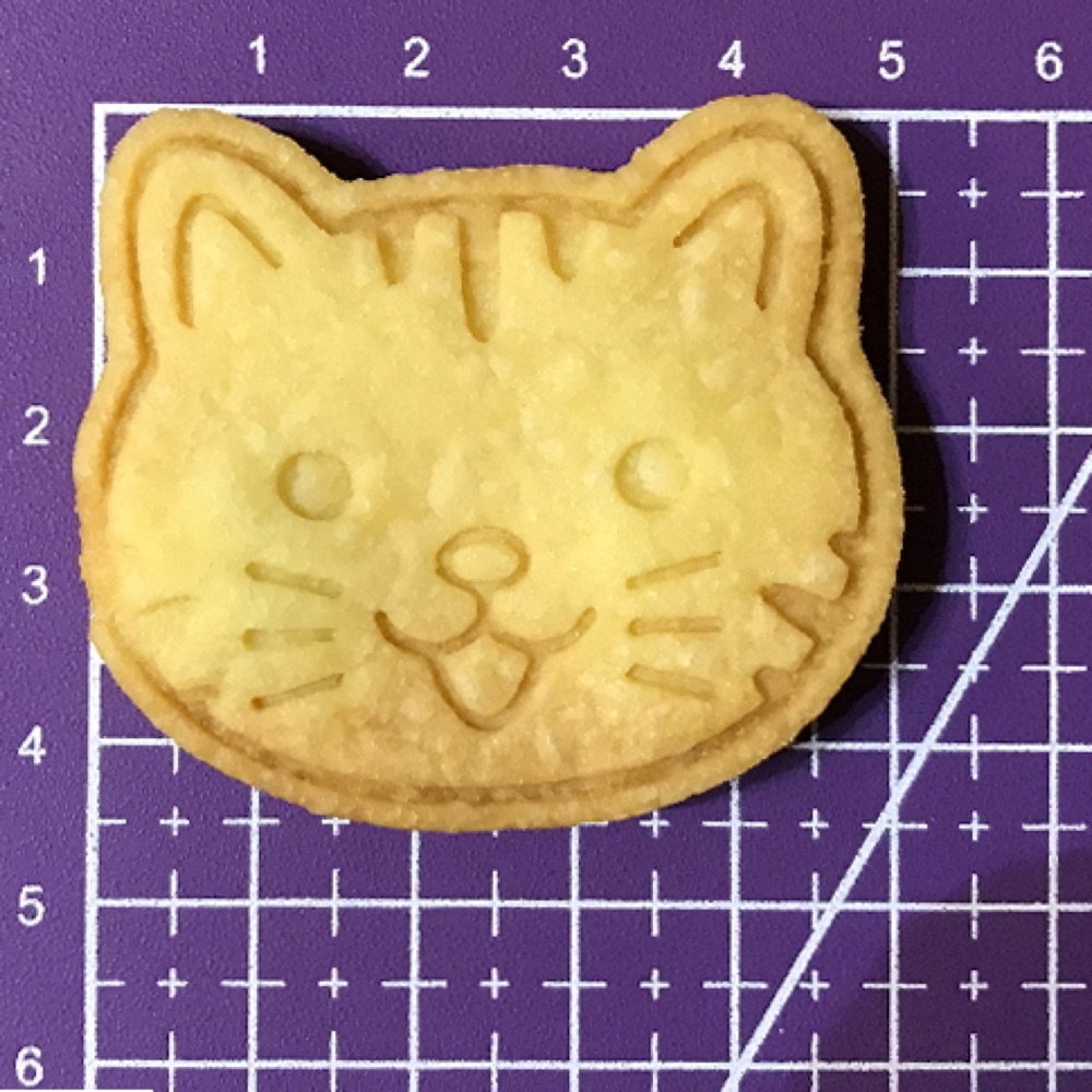 Kedi Yüzü Kurabiye Kalıbı (Kesici ve Desen Damgası)